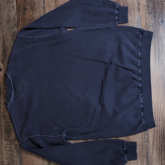 McKenzie Tribe Long Sleeve Crew Neck Sweatshirt Size Medium Made in Italy Purple - Picture 4 of 9